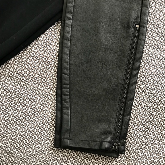 PAIGE GENUINE LEATHER HIGH WAIST PANTS - Picture 5 of 8